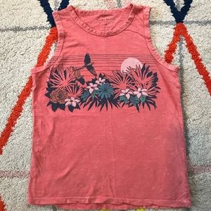 Coral Lucky Brand Tank Small